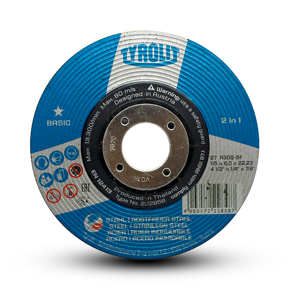 Disco de Corte BC A30Q-BF 115 X 2,5 X 22,23