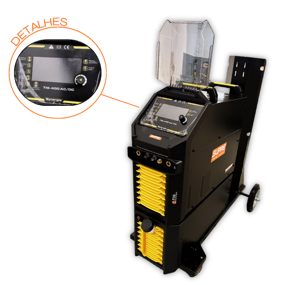 SUPRE MÁQUINA DE SOLDA TIG - 400 AC/DC - CÓDIGO: 9836